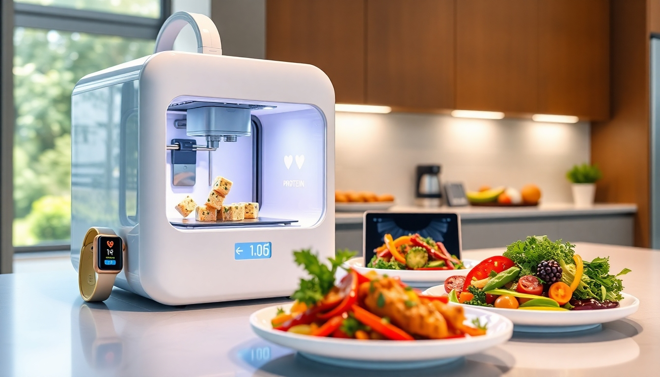 AI栄養士と3Dフードプリンターによる食の完全パーソナライズ化